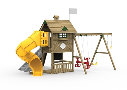 Grand Slam Gold - Factory Built Playset front view