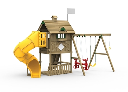Grand Slam Silver - Factory Built playset Front view