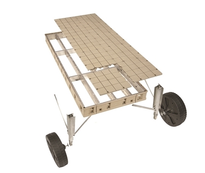 Show details for Premium Frame Roll In Dock Kit w/Resin Top - 4'x10' - Pre-Built Premium Frame Roll In Dock