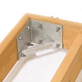 Commercial Grade Inside Corner Bracket In Use