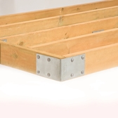 Commercial Grade Outside Corner Bracket In Use