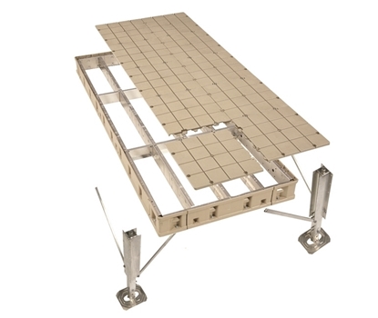 Show details for Premium Frame Stationary Dock Kit w/Resin Top - 4'x10' - Pre-Built Picture of Premium Frame Stationary Dock Kit w/Resin Top - 4'x10' - Pre-Built