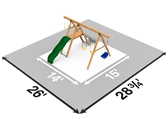 Picture of Mesa Gold Swing Set