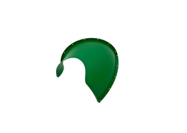 Picture of Green Spiral Tube Slide Exit (Top)
