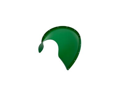 Picture of Green Spiral Tube Slide Exit (Top)