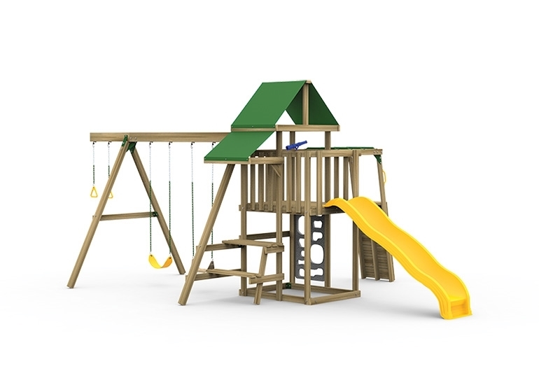 Varsity Bronze Playset front view