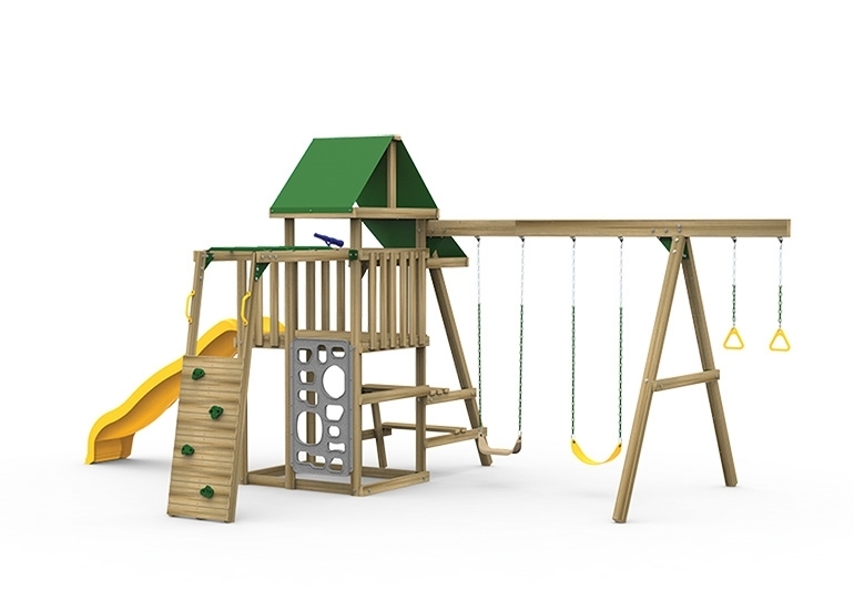Varsity Bronze Playset back view