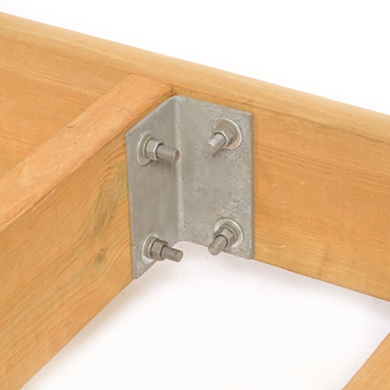 Commercial Grade Joist Corner Bracket In Use