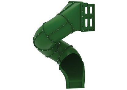 Picture of Spiral Tube Slide Green - 300 Degree Turn