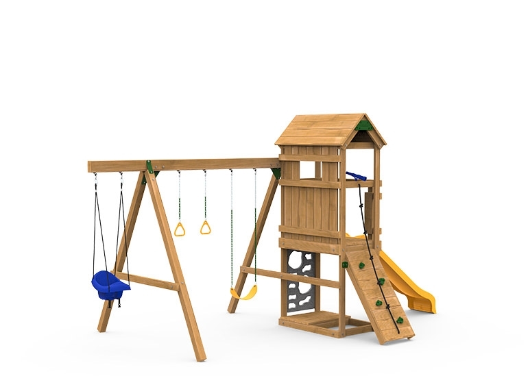Picture of Ridgeline Bronze Wooden Swing Set