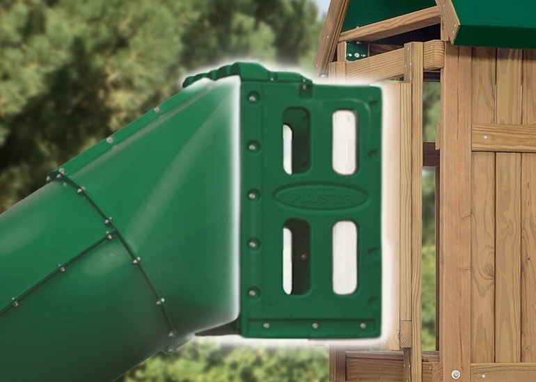 Picture of Spiral Tube Slide Green - 300 Degree Turn