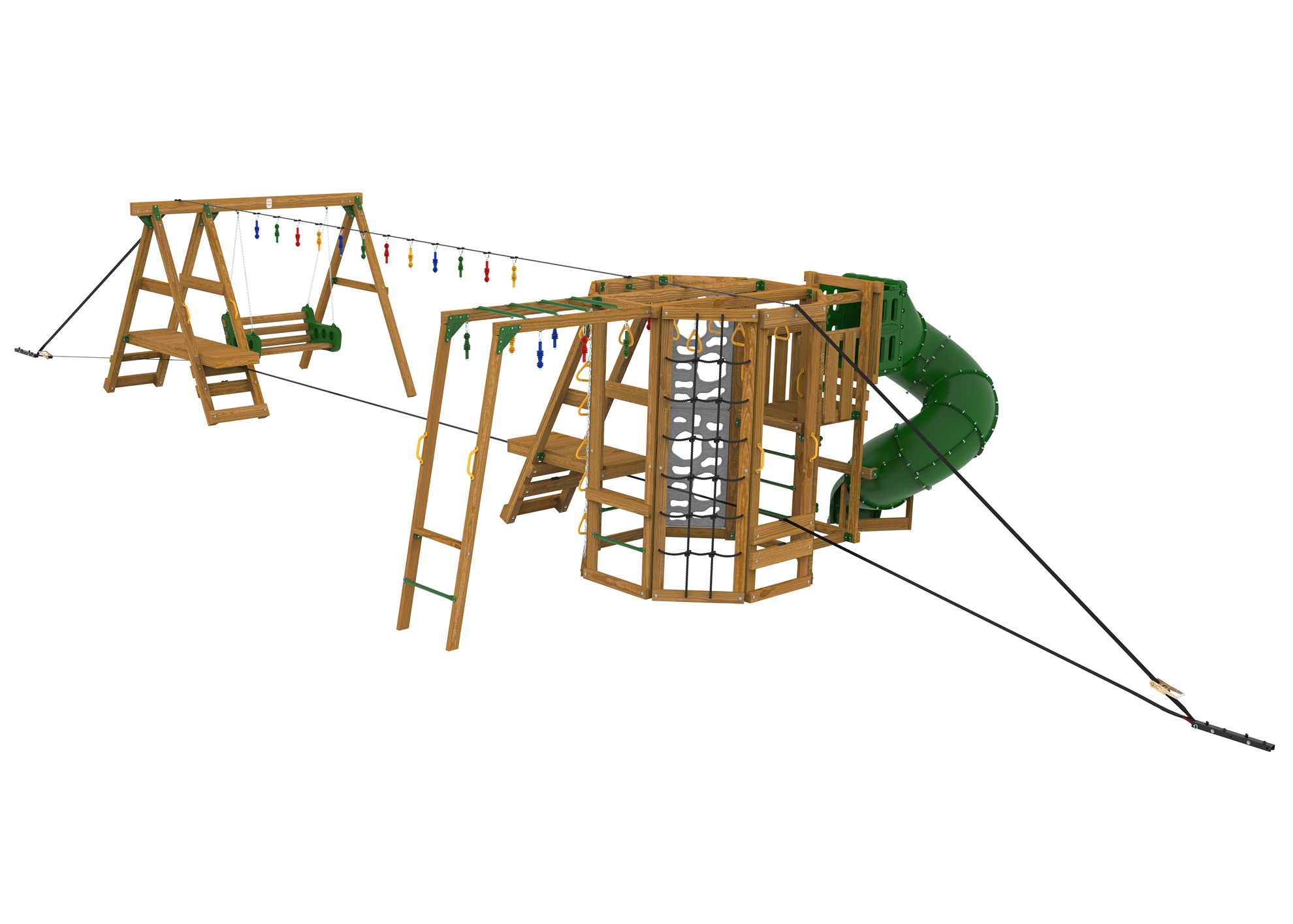 Picture of Ninja Power Tower Gold Playset