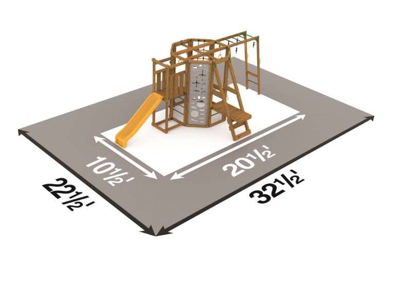 Picture of Ninja Power Tower Bronze Playset