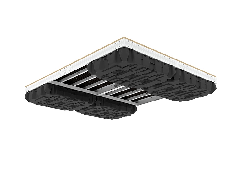 Picture of Aluminum 8' x 10' Floating Swim Raft w/Resin Top