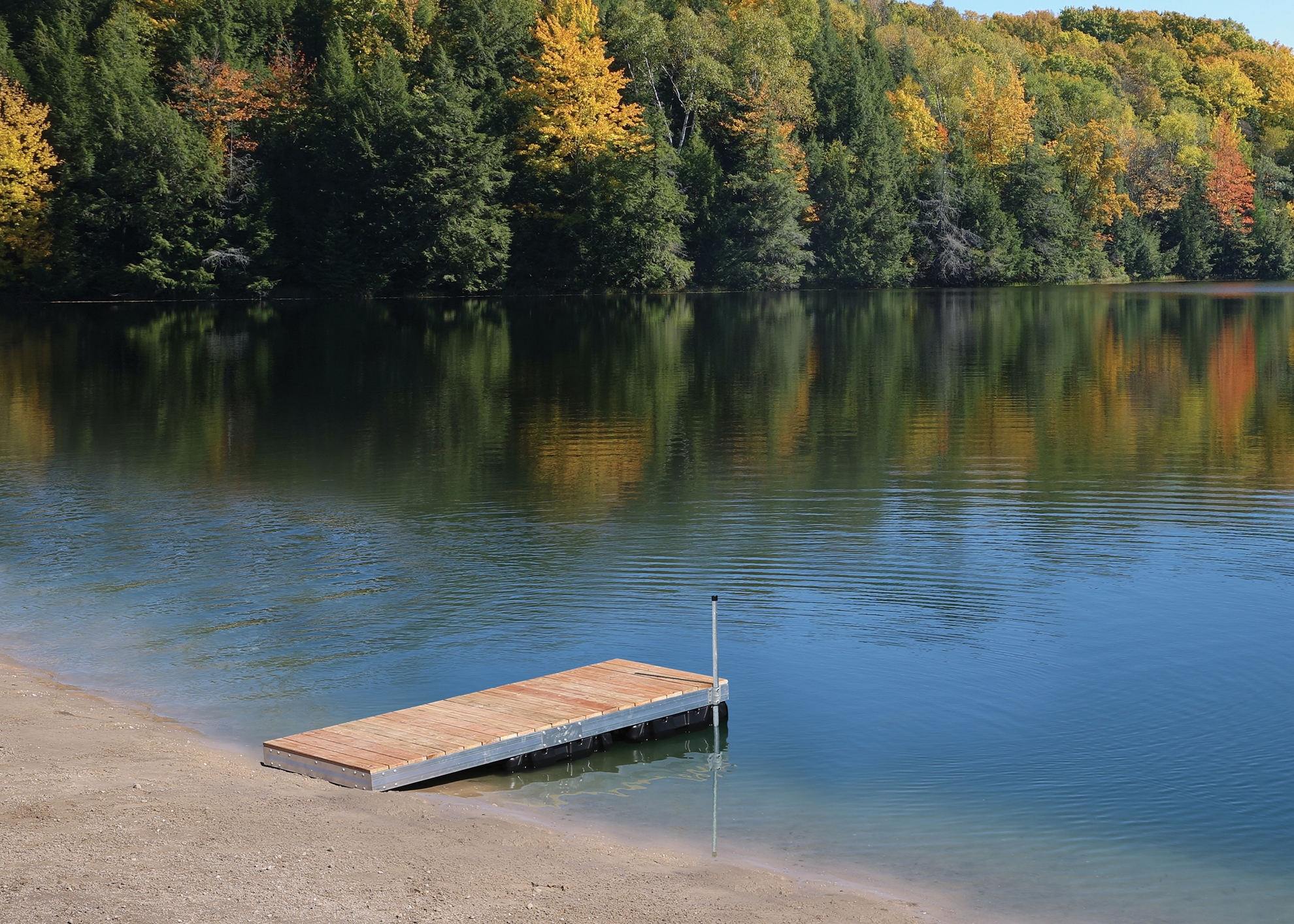 Picture of Aluminum Floating Dock w/ Wood Top