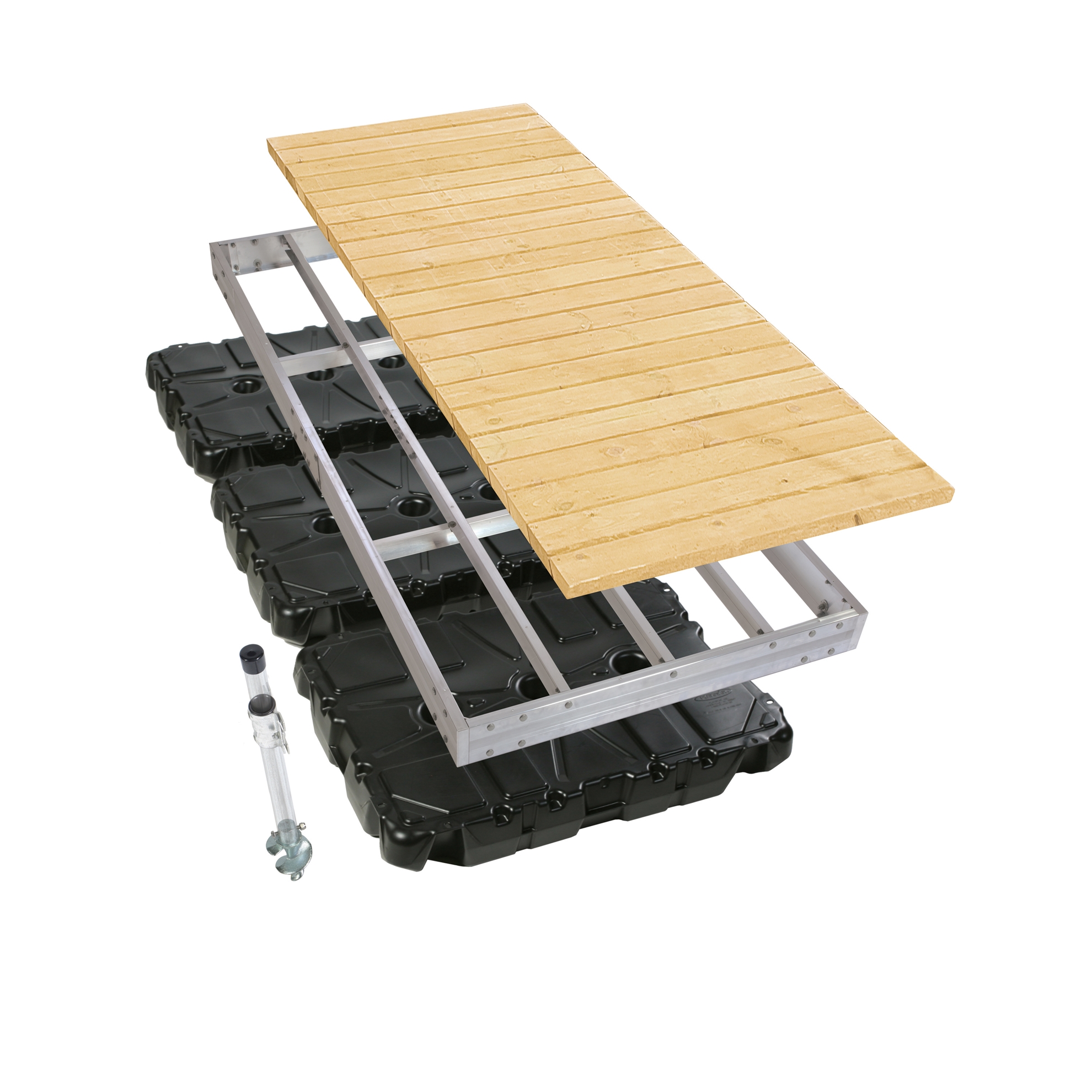 Picture of Aluminum Floating Dock w/ Wood Top