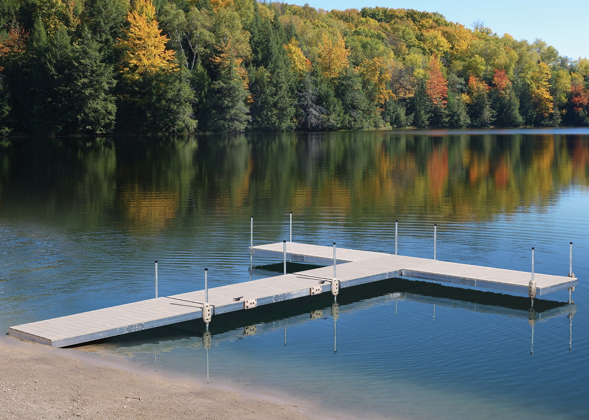 Picture of Aluminum Stationary Dock w/Resin Top
