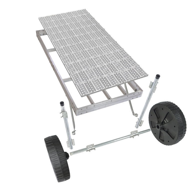 Picture of Aluminum Roll In Dock w/ Signature Sure Step Top