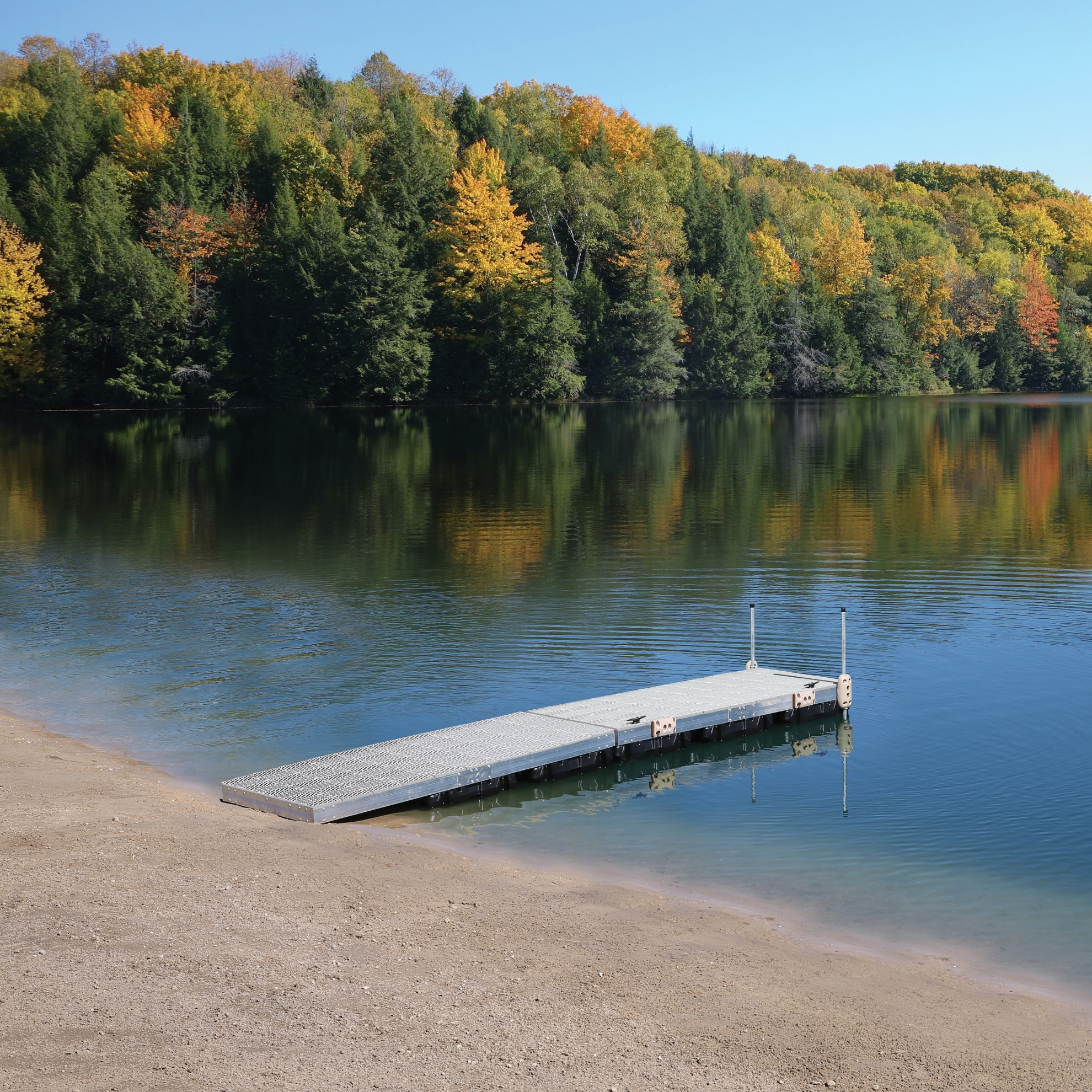 Picture of Aluminum Floating Dock w/ Signature Sure Step Top