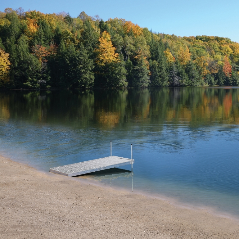 Picture of Aluminum Stationary Dock w/ Signature Sure Step Top