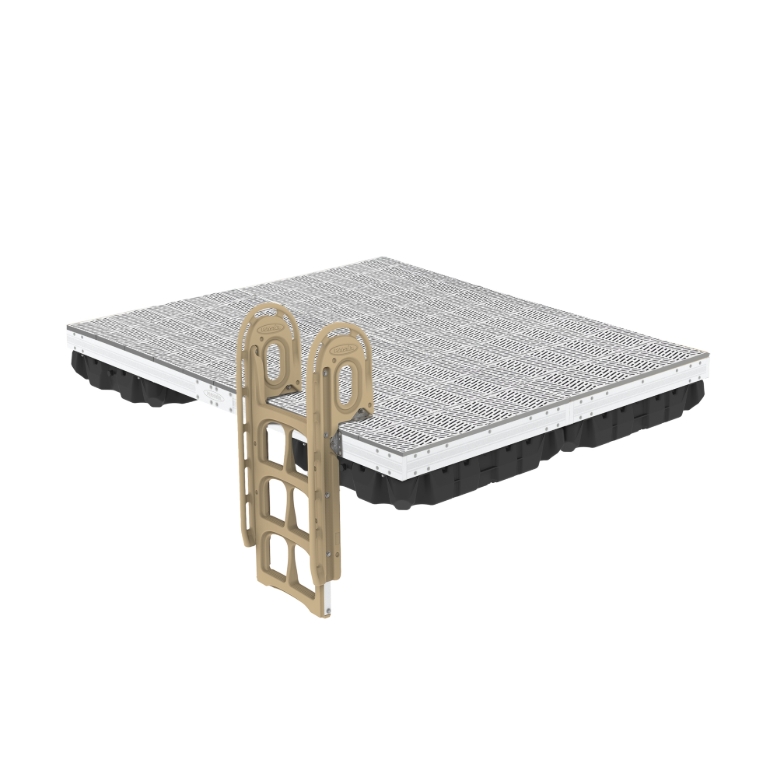 Picture of Aluminum 8' x 10' Floating Swim Raft w/ Signature Top
