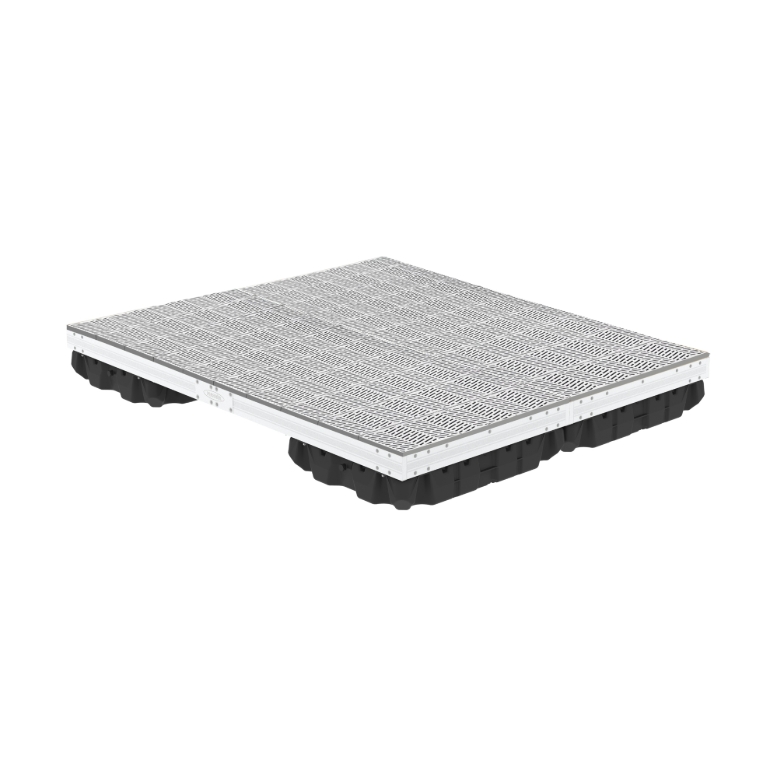 Picture of Aluminum 8' x 10' Floating Swim Raft w/ Signature Top