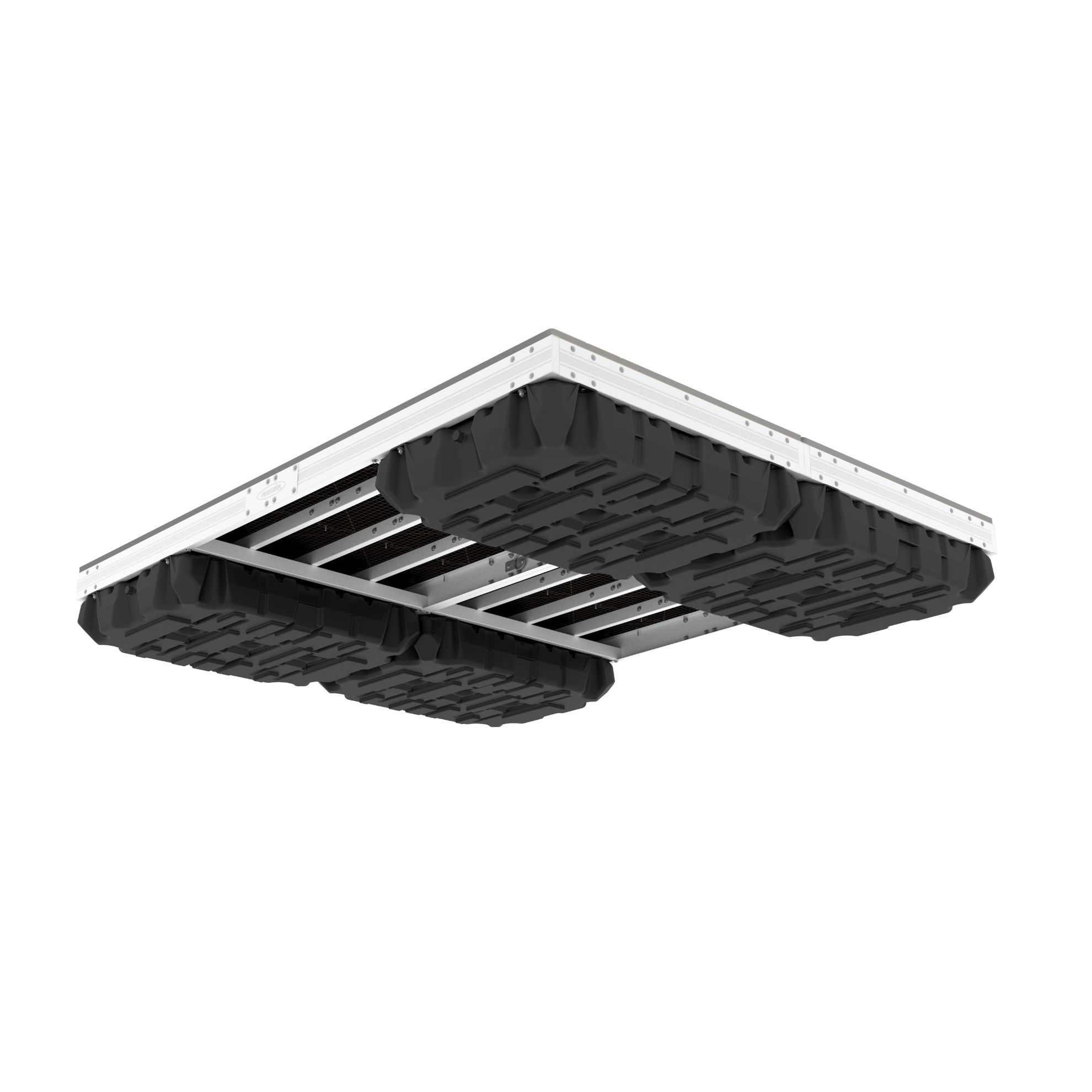 Picture of Aluminum 8' x 10' Floating Swim Raft w/ Signature Top