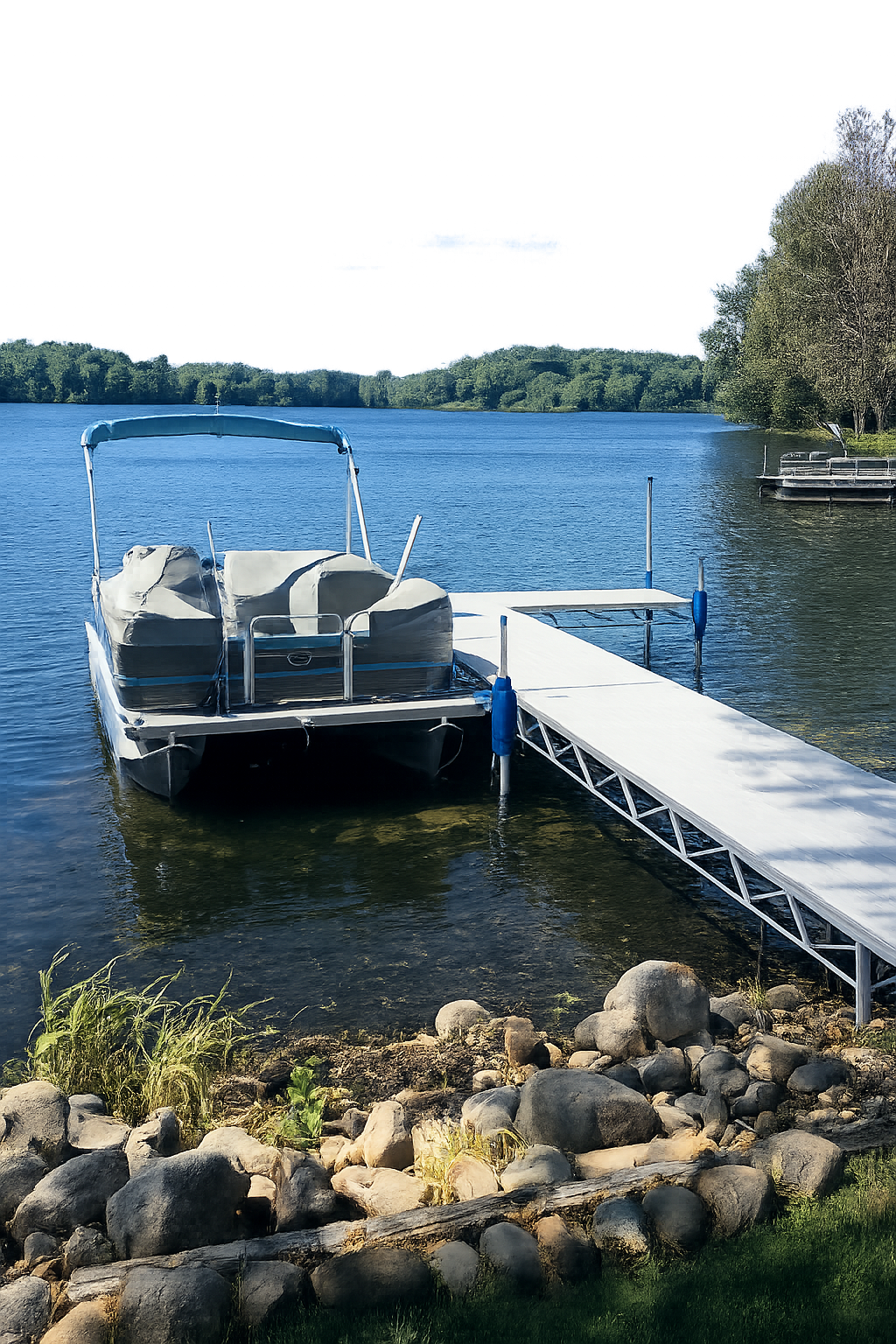Picture of 24" Torpedo Post Bumper-Blue