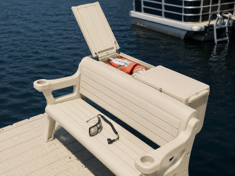 Picture of Dock Locker Box For Pebble Beach Bench